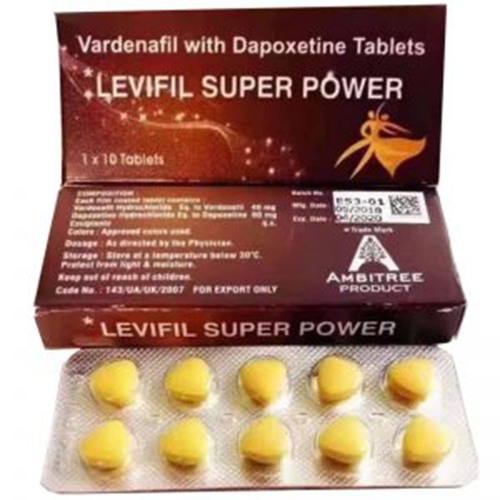 💪 雙效升級版｜Levifil Super Power 雙效錠 40mg/60mg（10粒起）― 硬度、持久一次搞定！